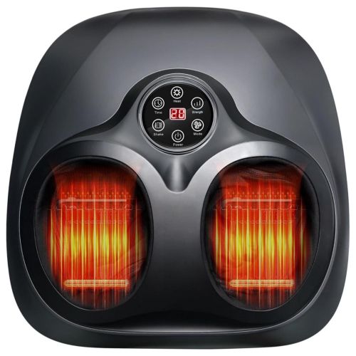 Foot Massager Machine With Heat-Shiatsu Foot Massager For Neuropathy, Circulation, Plantar Fasciitis Relief-Deep Kneading Rolling, Fits Feet Up To Men Foot Massager Machine With Heat-Shiatsu Foot Massager For Neuropathy, Circulation, Plantar Fasciitis Relief-Deep Kneading Rolling, Fits Feet Up To Men