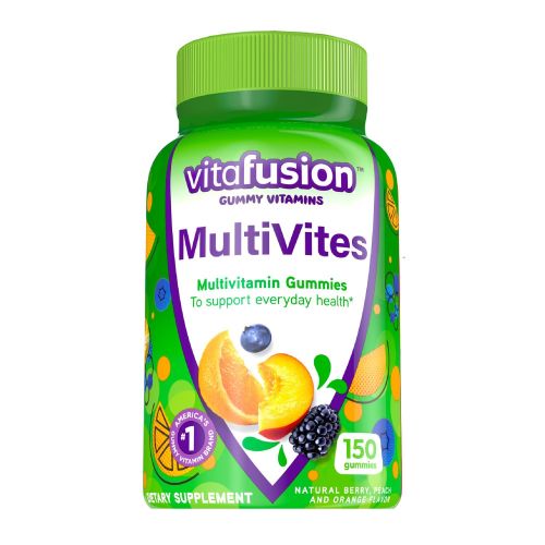 Vitafusion MultiVites Gummy Multivitamins; Berry; Peach and Orange Flavor; 150 Count Vitafusion MultiVites Gummy Multivitamins; Berry; Peach and Orange Flavor; 150 Count