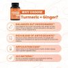 High Potency 1200mg Turmeric and Ginger Supplement Antioxidant 180 Capsules