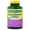 Spring Valley Ceylon Cinnamon Dietary Supplement; 1200 mg; 120 Count