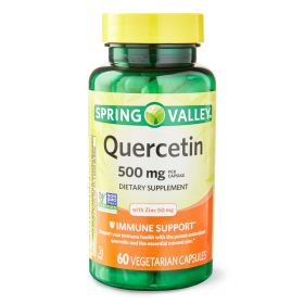 Spring Valley Quercetin; 500 mg Vegetarian Capsules; 60 Count