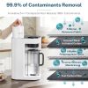 Bluevua RO100ROPOT-LITE Countertop Reverse Osmosis Water Filter System, 5 Stage Purification, 3:1 Pure to Drain