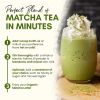 Organic Matcha Latte Pure Japanese Tea Blend with Ashwagandha and Maca Matcha Tea Powder with Natural Coconut Milk and Vanilla No Added Sugar 4.68 oz