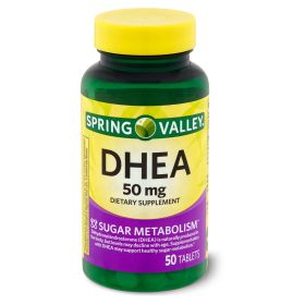 Spring Valley DHEA Tablets; 50 mg; 50 Count